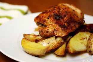 Картофель с курицей