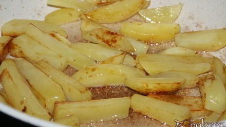 картофель с лисичками и грецким орехом осенние мотивы