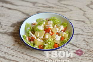 Картофель с тыквой под сырным соусом