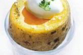 Картофель с желтком