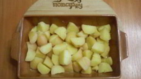 картофель в духовке под соусом