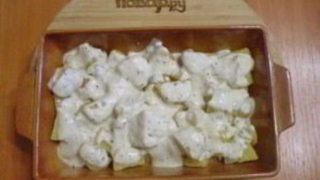 картофель в духовке под соусом