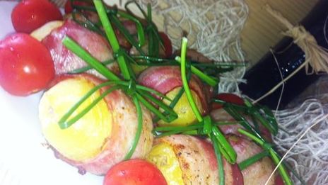 картофель в обертке