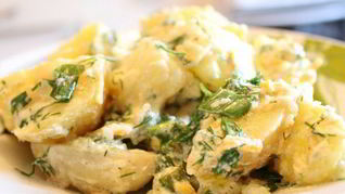 Картофель в сметане на гарнир