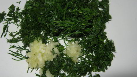 картофель в сметанно-чесночной заливке