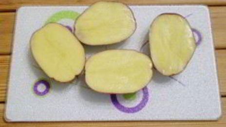 картошка с салом в духовке кораблики