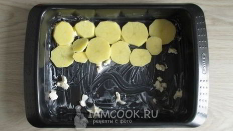 картошка со сливками и сыром в духовке