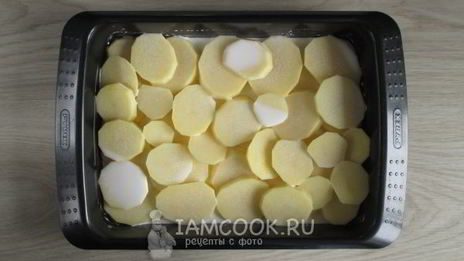 картошка со сливками и сыром в духовке