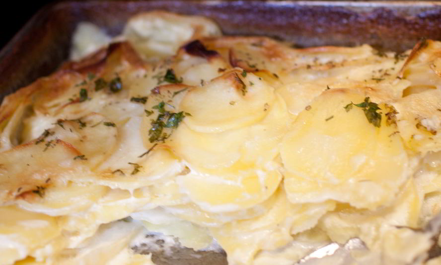 Рецепт картошка со сливками в духовке