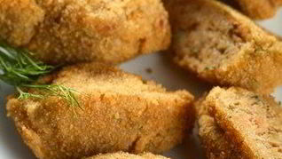 Летние тыквенные крокеты с зеленым луком