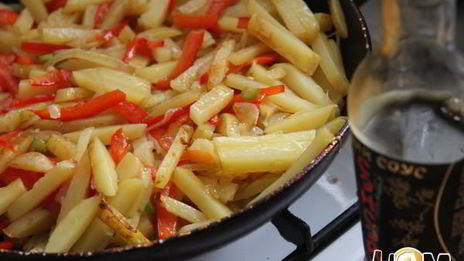 молодой картофель по-китайски