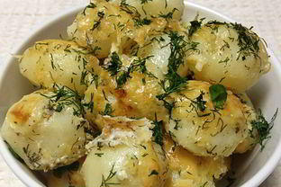 Молодой картофель в духовке