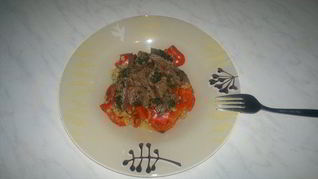 Острая Южная чечевица и говядина в Японском стиле