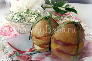 Печеный картофель с сыром