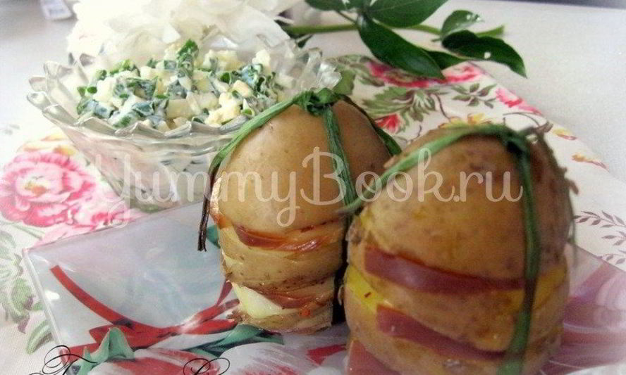 Рецепт печеный картофель с сыром