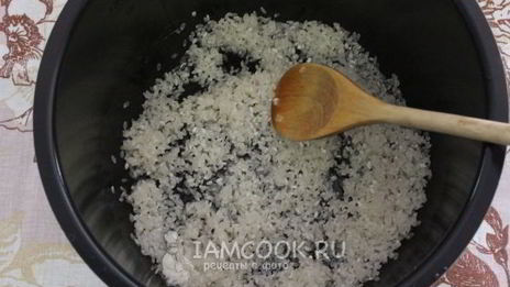 рассыпчатый рис в мультиварке