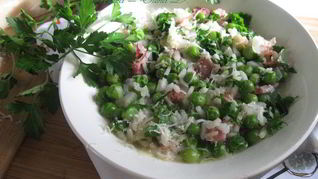 Рис и горошек по-венециански