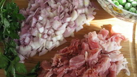 рис и горошек по-венециански