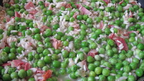 рис и горошек по-венециански