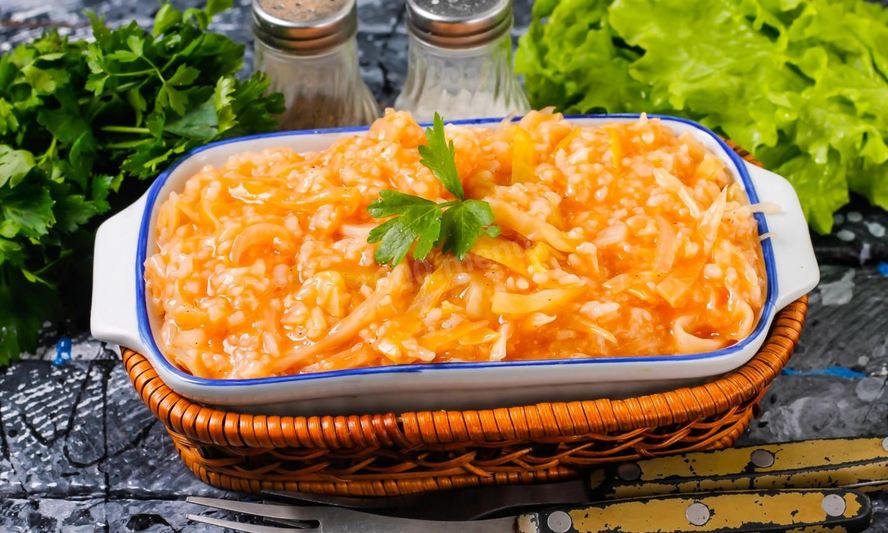 Рецепт рис с капустой в мультиварке