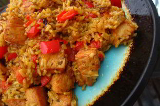 Рис с курицей по-мексикански Arroz Con Pollo