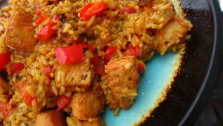 Рис с курицей по-мексикански Arroz Con Pollo