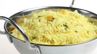 Рис с лимоном и мятой