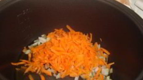 рис с морепродуктами в мультиварке