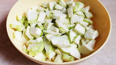 рис с шампиньонами и цуккини