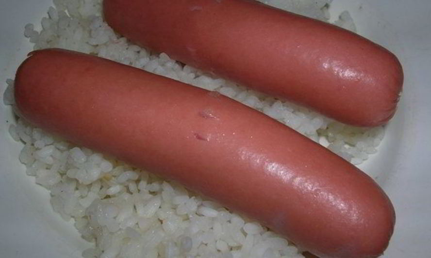 Рецепт рис с сосиской в мультиварке