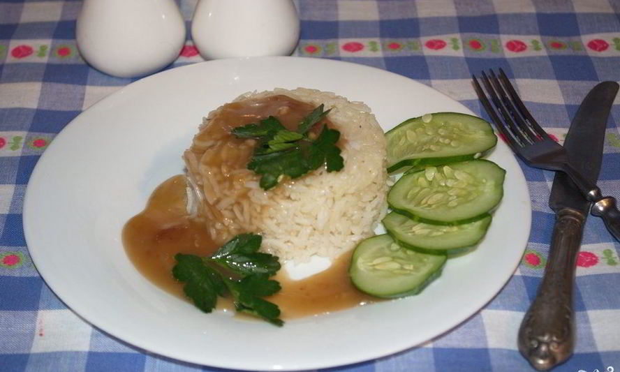 Рецепт рис с соусом терияки