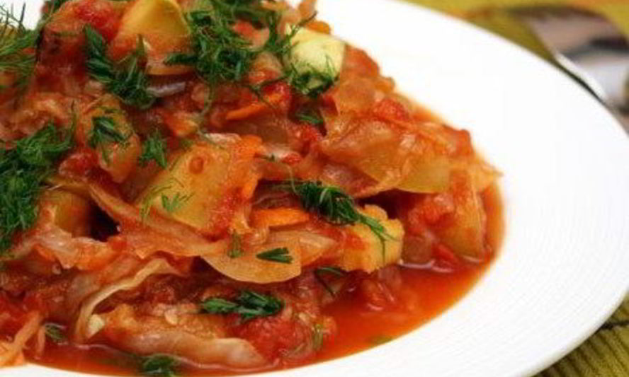 Рецепт рис с тушеными овощами