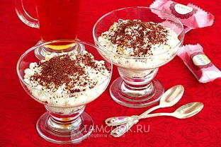 Рис со взбитыми сливками