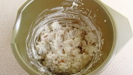 рис со взбитыми сливками