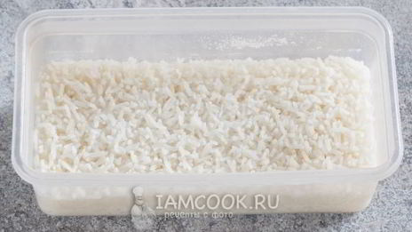 рис в микроволновке