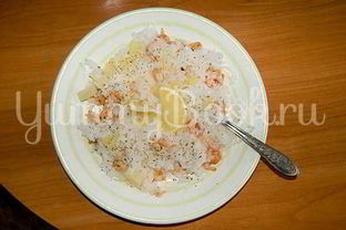 Рис жасминовый с креветками и ананасом