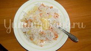 Рис жасминовый с креветками и ананасом