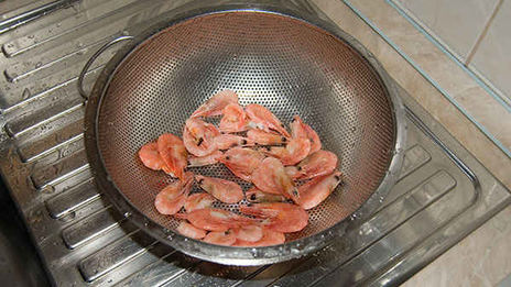 рис жасминовый с креветками и ананасом