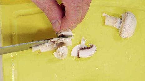 жареная картошка с шампиньонами