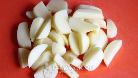 жареная картошка с яйцом