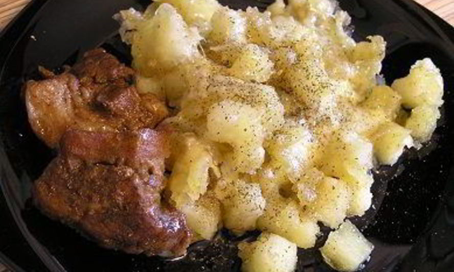 Рецепт жареный картофель с расплавленным сыром