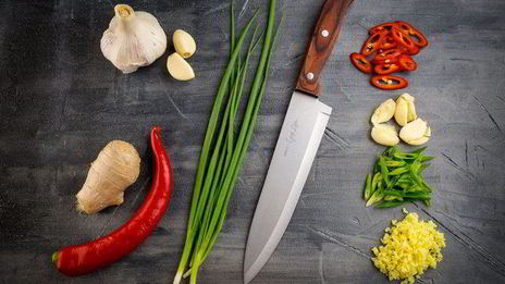 жареный рис с креветками