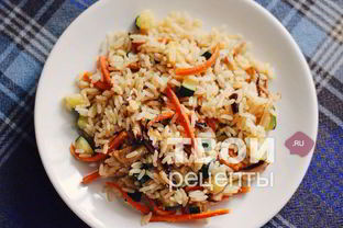 Жареный рис с яйцом по-китайски