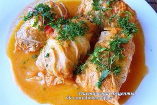 Диетические голубцы