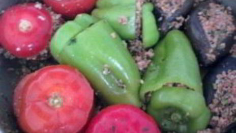 долма из баклажанов по-азербайджански