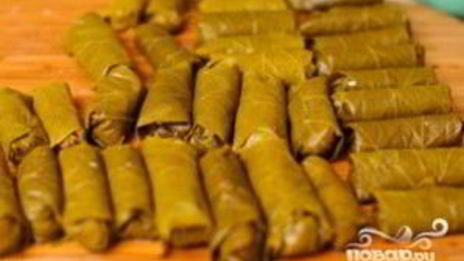 долма из виноградных листьев