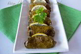 Долма с курицей и кедровыми орешками