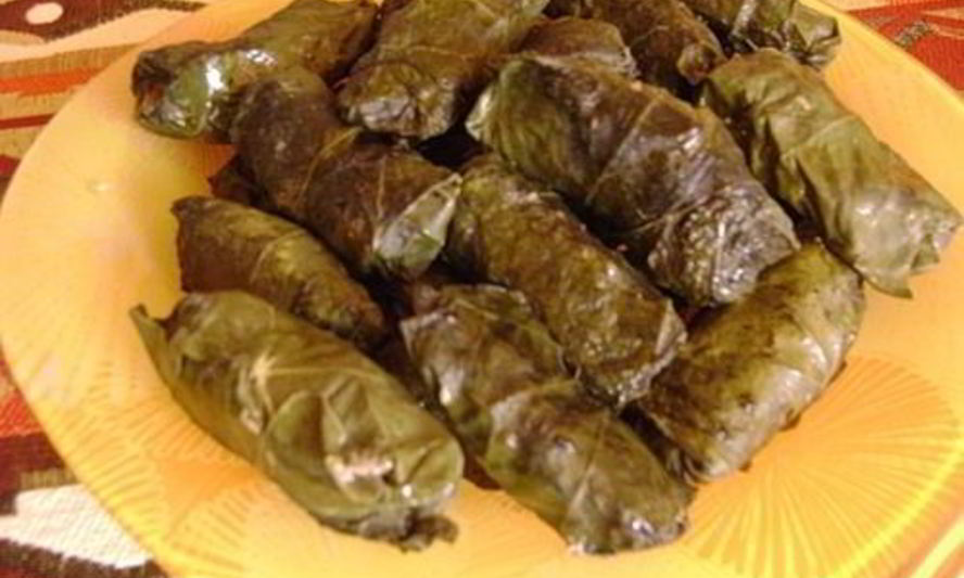 Рецепт долма с виноградным листом