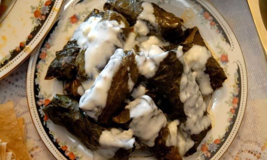 Рецепт долма с виноградными листиками