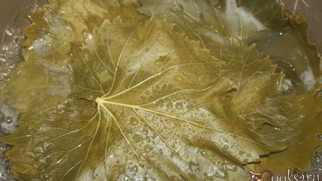 долма в мультиварке в овощном соусе